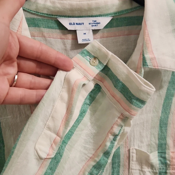 Old Navy Boyfriend Shirt and Matching Shorts sold as a set size MEDIUM - Picture 7 of 16